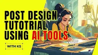 Post design with AI tools for beginner Graphic designers