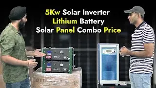 UTL 5Kw Solar inverter and Lithium battery Combo Price | Solar Panel For Home