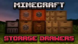 Convenient Minecraft Storage Drawers | Storage Drawers 1.18.2