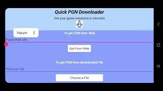 Quick PGN Downloader