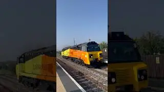 Colas Rail Class 70 no. 70816 Passes Tackley On A Light Loco Move 25/7/25 #class70 #clag #colasrail