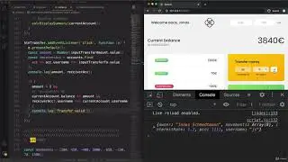 Implementing Transfers in JavaScript | JavaScript Course From Zeero to Expert