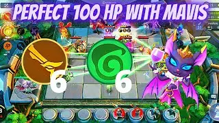 PERFECT 100 HP WITH MAVIS 2ND SKILL NATURE GUNNER COMBO | BEST COMMANDER FOR NATURE SPIRIT MLBB META
