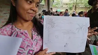 Aaj humne baacho kai saat drawing kii (Guwahati) I NGO l Summer Camp I Masti with friends l 🙂🙂🙂