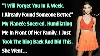 “I’ll Forget You in a Week. I Already Found Someone Better,” My Fiancée Sneered, Humiliating…