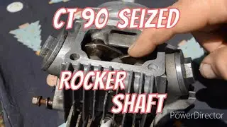 Honda CT 90/110 Seized Rocker Shaft?  Try This Quick Fix!