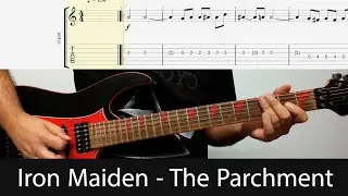 Iron Maiden - The Parchment Intro Guitar Riffs With Tabs