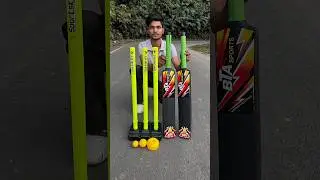 2 BTA Bat 😱 | Sportskraft Stumps Setup 🏏 #shorts