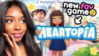 NEW Neighbourhood in HEARTOPIA... (SO MANY NPCs) 😮