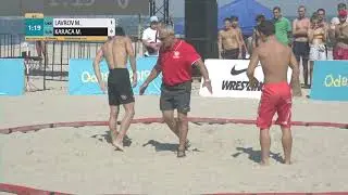 Round 3 Men's BW - 70 kg: M. LAVROV (UKR) v. M. KARACA (TUR)