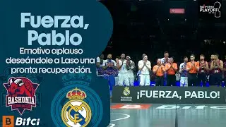 &iexcl;&Aacute;nimo y fuerza Pablo Laso! | Playoff Liga Endesa 2022