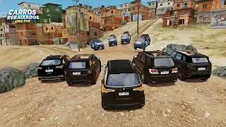 CARROS REBAIXADOS ONLINE | PEGA PEGA DE LADRÃO vs POLÍCIA GCM NA FAVELA