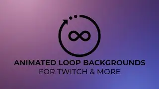 Animated Twitch Background Loop Free | No. 1 | For #OBS and other platforms