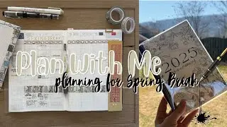 Plan With Me | Functional and Simplistic Spread | Week of Spring Break