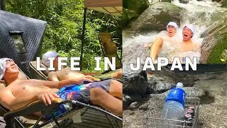 [Влог] Повседневная жизнь японцев🇯🇵, я ходила в сауну-палатку с друзьями!
