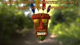 Custom Facerig Avatar: Aku-Aku Lipsync Update
