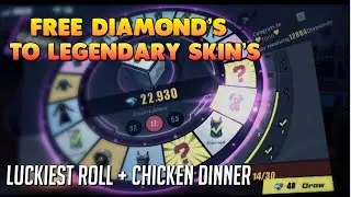 ROS Free Diamonds To Legendary Skin&rsquo;s!!! (Luckiest Roll + Chicken Dinner)