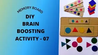 DIY Brain Boosting Activity - 07 | Memory Board | Kids Learning
