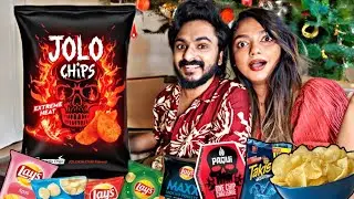 We Made The Biggest Spicy Chips🔥🔥🔥എല്ലാം വാങ്ങി….♨️🥵UNBOXINGDUDE l