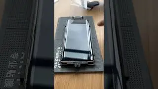 Huawei mate 40 pro tempered film applying process #shorts