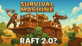 SURVIVAL MACHINE &mdash; МОЙ RAFT НА КОЛЁСАХ!