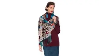 Rara Avis by Iris Apfel Velvet Burnout Shawl