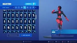🔥 Fortnite Malice Outfit Showcase with All Dances & Emotes
