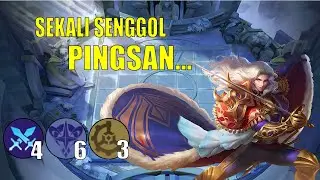 HYPER LANCELOT 1 HIT KILL...!  Combo 6 Astro 4 Swordsman Easy Push Rank !