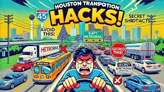 Master Houston Traffic Like a Pro:Your Ultimate Transport Guide!#HoustonTips #TravelHack#MetroRail