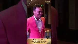 Congratulations to Mr. Dewanand Yadav for Achieving Startup of the Year Award