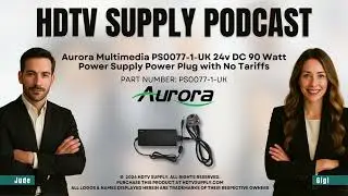 Aurora Multimedia PS0077-1-UK 24v DC 90 Watt Power Supply Power Plug with No Tariffs