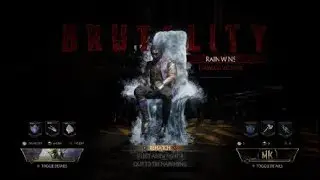 Mortal kombat 11 rain brutality tutorial:  bubbling up