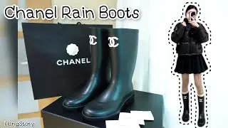 UNBOX | REVIEW CHANEL RAIN BOOTS รองเท้าบูทกันฝนสุดชิค rere item มาก!!!!