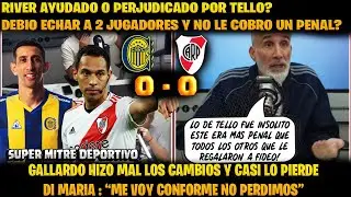 ANELLO CENTRAL 0-0 RIVER &iquest;ROBO EN ROSARIO? ⚠️ Pol&eacute;micas de Tello y el DEBATE por el arco de River.