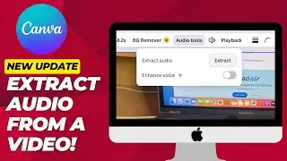 How to Extract Audio from Video in Canva (Canva NEW UPDATE!) - 2026