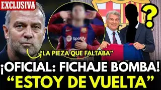 ÚLTIMA HORA: EL BARÇA CIERRA LA VUELTA DE ESTE JUGADORAZO TOP MUNDIAL!