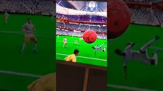 what an own goal by the keeper (foot draft)#shorts #celebration #football #fifa23 #Ronaldo #Messi