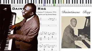 Daintiness Rag by James P. Johnson (1916, Ragtime piano)