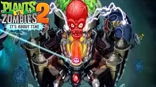 Plants vs Zombies 2-Far Future Day-35 Zombot Tomorrow Tron 2.0 No Power Up Walkthrough