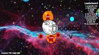 MINI POPSPLIT + PROBANDO IOMODS - AGAR.IO -JuanKO