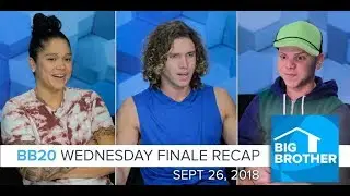 BB20 | Finale Episode Recap - Sept 26, 2018