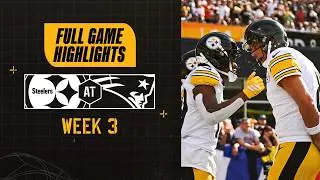 Top Plays from Steelers 21-14 Win over Patriots | Week 3 | Pittsburgh Steelers