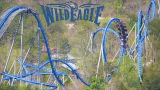 Wild Eagle Off-Ride, Dollywood Roller Coaster (Non-Copyright)