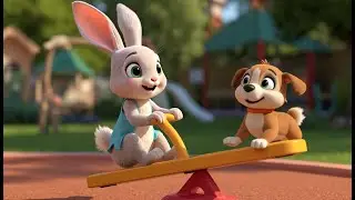 Rosie Rabbit&rsquo;s Playground Fun 🐰🎠 | Fun Play & Action Song for Kids | Nursery Rhymes