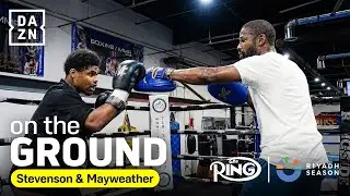 INSIDE CAMP: Shakur Stevenson Training With Floyd Mayweather Before Teofimo Lopez Fight...