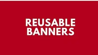 Reusable vinyl banners