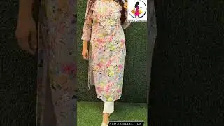 Linen pant set @apmsbypriya ::Get this beautiful floral print pure linen kurta #apm
