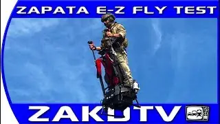 Zapata Ezfly jet powered PERSONAL FLIGHT. EZFLY hoverboard like a Segway but better