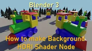 Background HDRI / Color Ramp Mix Node with  Blender 3.0