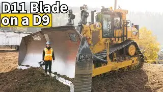 Cat D9 with Oversized Chip Blade